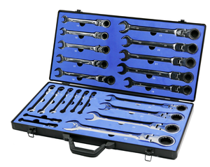 22Pcs Kết Hợp Ratchet Cờ Lê Thiết Lập Thụy Sĩ Kraft Cờ Lê Thiết Lập Điện Công Cụ Tên - Product Image 1