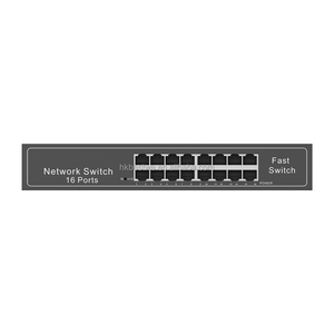 Conmutador Ethernet de 16 Puertos 10/100Mbps, de Escritorio/Montaje en Rack, Metálico, No Administrado, Divisor Ethernet, Conmutador de Red - Product Image 2