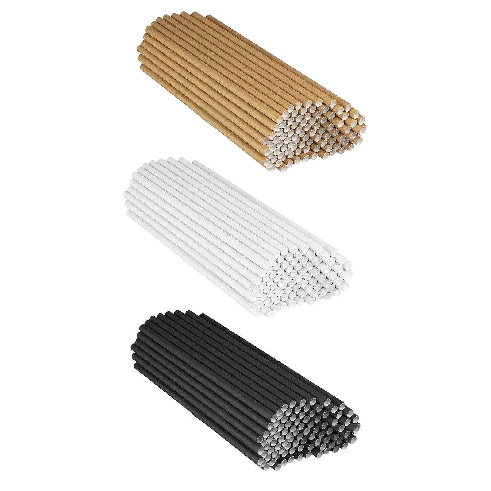 Wholesale Custom Size and Color Eco Friendly Food Grade Disposable Paper Straw Biodegradable Straw