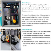 Machine à laver à vapeur pour voiture en acier inoxydable certifiée CE, 8 bars, économie d'eau, nettoyage à la vapeur