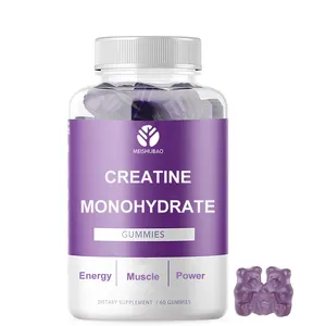 Private Label Kreatin Mono hydrat Gummies Zuckerfreie Pre Workout Gummies Muskelaufbau Kreatin Gummies