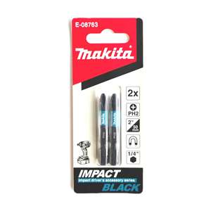 <span class=keywords><strong>Para</strong></span> broca Phillips original negra resistente a impactos PH2 con imán, 50 mm de largo, unidad individual E-08763 - Product Image 5