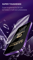 Protecteur d'écran PINJUN en verre trempé incassable anti-rayures pour Samsung Iphone 15 14 12 13 Pro Max 11 6 7 8 15 Xr X Plus