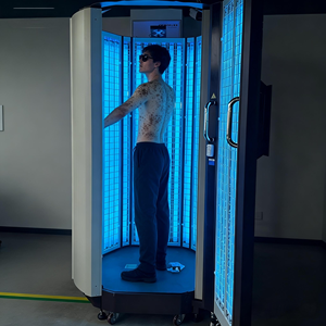 Cabina de Fototerapia UVB de Banda Estrecha de Cuerpo Completo Tipo Hospital, Cabina Vertical de Fototerapia UVB para Psoriasis, Vitíligo, Eccema - Product Image 1