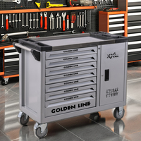 Silverado ODM Servante d'Atelier Roulante 7 Tiroirs en Acier Inoxydable
