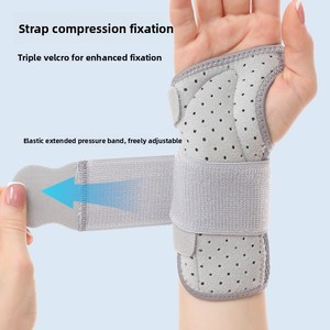 Soporte de Muñeca Ajustable para Adultos con Doble Férula de Aluminio y Correa de Compresión para Protección en Gimnasio, Deportes y Artes Marciales - Product Image 3