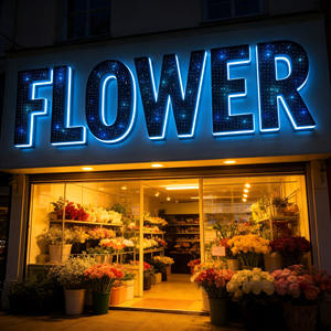 Letras Iluminadas LED para Exteriores, Personalizadas de Fábrica, Letras 3D con Retroiluminación de Cielo Estrellado, Adecuadas para Locales Comerciales - Product Image 3