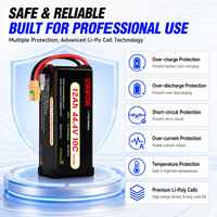 بطارية ليثيوم بوليمر عالية السعة 12S 44.4V 12000mAh للطائرات بدون طيار، بطارية 10C للطائرات بدون طيار المساحية والزراعة والرش