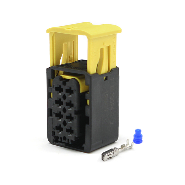1-1670894-1 8Pin Heavy Duty EV Connector - Waterproof High-Current New Energy Auto Plug (IP68 Sealed) Factory Direct Sale