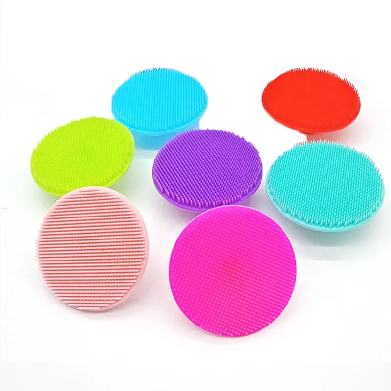 Super Soft Silicone Face Cleaner Brush Skin Scrub Facial Cleansing Brush Blackhead Scrubber Silicone Face Brush