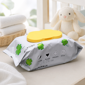 Lingettes pour bébés les plus vendues, de qualité supérieure, sûres pour la peau, lingettes épaisses en tissu non tissé pour les mains et la bouche, pour un usage domestique - Product Image 5