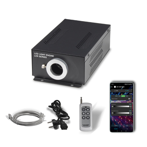 Moteur d'éclairage à fibre optique RGBW CCT 30W, contrôle par application mobile, 6000K (Alerte Lumière du Jour), source lumineuse LED à température variable, effet étoile - Product Image 1