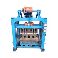 Machine à blocs creux en béton QMJ4-40, machine à fabriquer des briques manuelle