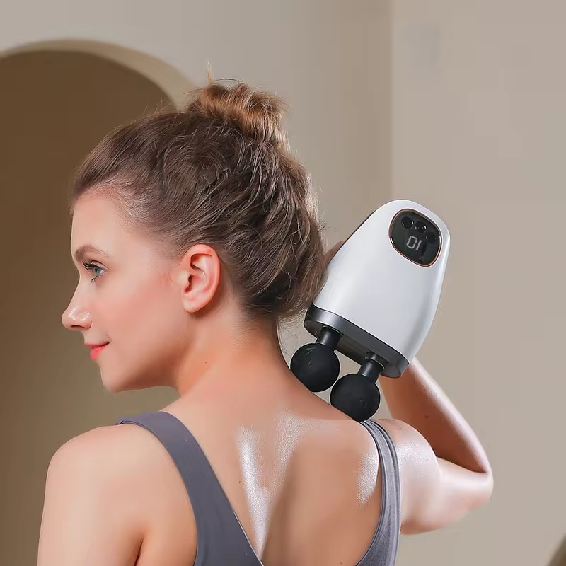 Double-Headed Body Massage Gun High impact