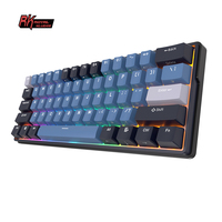 Royal Kludge Rk61 Plus 60% Keyboard Gaming Nirkabel Keycaps Kustom Rgb Backlit Mini Keyboard Mekanik Diy Hot Swap Teclado Gamer
