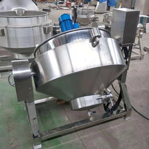 Olla Eléctrica Multifuncional Antiadherente de 380v 50hz Trifásica, Económica, de 100-700l, para Cocinar Agua, Mermelada, con Mezclador - Product Image 5