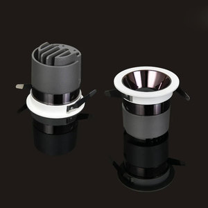 Lámpara de Techo Empotrada Comercial, sin Marco, LED para Interiores, Aluminio Blanco, Regulable, Alimentación CA, 4100K, IP20, CRI90, Garantía de 3 Años - Product Image 2