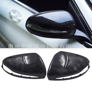 ฝาครอบกระจกมองข้างคาร์บอนไฟเบอร์ สำหรับเมอร์เซเดส-เบนซ์ รุ่น C E S CLS GLC W205 ชุดเต็ม - Product Image 5