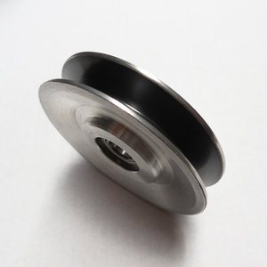 Piccola Puleggia in Ceramica Rivestita per Cavi Elettrici 60(D)*13(T) con Cuscinetto - Product Image 3