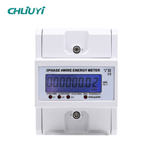 Chliuyi 3Phase 4Wire Energy Meter 3x230V/400V 100A LCD Display kWh CL1 - Product Image 1