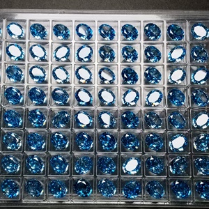 Venta al por mayor de alta calidad 5A calor <span class=keywords><strong>Cubic</strong></span> <span class=keywords><strong>Zirconia</strong></span> Paraiba lavanda corte de hielo joyería ovalada corte brillante 6*8 7*8*10 - Product Image 5