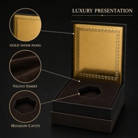 Coffret de parfum Eau de Parfum, carton noir de luxe, parfum boisé oriental longue tenue, Dubai, sur mesure, flacon de parfum 100 ml