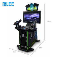 BLEE Meilleure vente Machine de jeu d'arcade de tir classique à monnayeur Aliens Extermination