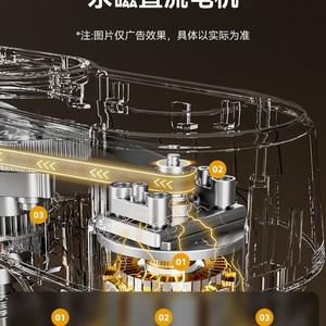 เครื่องผสมแป้ง Changdi 5 ลิตร ทำงานเงียบ สำหรับร้านเบเกอรี่และใช้ในครัวเรือน - Product Image 4