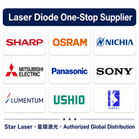 Diodo Láser Rojo QSI QL63D4SX 635nm 5mW TO18 5.6mm, Módulo LD Monomodo para Puntero Láser, Nivelador, Telémetro, Sensor