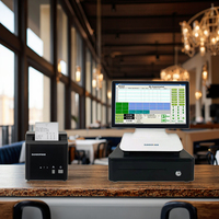 15.6 pouces usine fabricant fournir haute qualité Windows écran tactile tout en un Pos Terminal Systems caisse enregistreuse