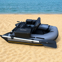 GHealth GH06 Kayak gonflable de type Belly Boat pour la pêche et les activités nautiques, fabriqué en Chine, certifié CE, en PVC épais et durable, stable