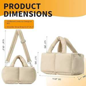 Sac à main moelleux personnalisé en usine, sac à main moelleux pour femmes, sac à bandoulière - Product Image 2