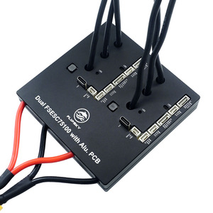 Controlador ESC Dual <span class=keywords><strong>Flipsky</strong></span> <span class=keywords><strong>75100</strong></span> de 75V 100A con PCB de Aluminio Basado en VESC para Monopatín / Scooter / Bicicleta Eléctrica / Controlador de Velocidad - Product Image 3