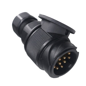 European 13 Pin Trailer <b>Plug</b> EP1303 Plastic Connector For Replace Repair Truck <b>Light</b> Systems - Product Image 1