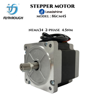 Offre Spéciale Kit Moteur Pas à Pas Hybride Leadshine 86CM45 CNC Nema34 4.5Nm en Boucle Ouverte DC24V IP40 2 Phases Arbre 12.7mm