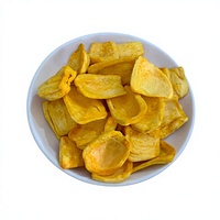Vietnamese VF gedroogde jackfruitchips, gemaakt van rijpe jackfruit voor snacks, desserts, bakken, toppings, catering en groothandel.