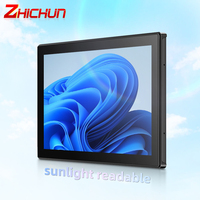 Zhichun 15.6 pouces PC industriel 1000 nits moniteur tactile haute luminosité Pc 3Mm panneau IPc Ip66 ordinateur industriel étanche