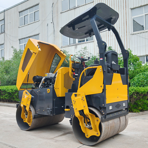 Compacteur vibrant à deux roues haute efficacité, <span class=keywords><strong>mini</strong></span>-rouleau compresseur tandem autoporté 2 tonnes, 3 tonnes, 4 tonnes - Product Image 5