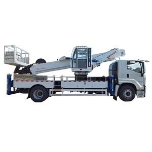 Мобильная подъемная платформа ISO9001 45 м 300 кг Isuzu с гидравлической телескопической стрелой по заводской цене - Product Image 1
