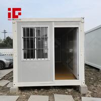 Maison portable préfabriquée en conteneur pliable bon marché Maison mobile préfabriquée pliable isolée 1 chambre à coucher