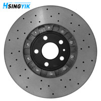 Kit de Pinzas de Freno Big Break con Discos de Cerámica de Carbono para Audi A6 A7 A8 OE 4M0615601P 350mm 28mm con 1 Año de Garantía