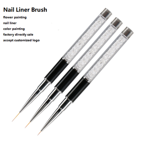 Pinceau de précision pour nail art à manche diamant, faible MOQ, pour la peinture de lignes fines sur vernis gel et la conception de manucure - Product Image 4