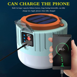 Solar Camping Light Led Emergency Lantern With Remote <b>Control</b> And <b>Usb</b> Charging Port For Outdoor Use - Product Image 5