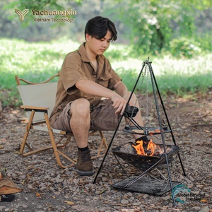<b>Aluminum</b> Camping <b>Table</b> With Handle Portable Outdoor Use All Seasons - Product Image 3