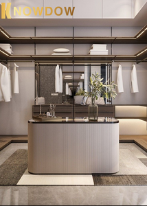 KNOWDOW Luxury Villa Wardrobe Dual Hanging Space <strong>Closet</strong> Family <strong>Shared</strong> Bedroom Storage Customized Wardrobe <strong>Closet</strong> - Product Image 5