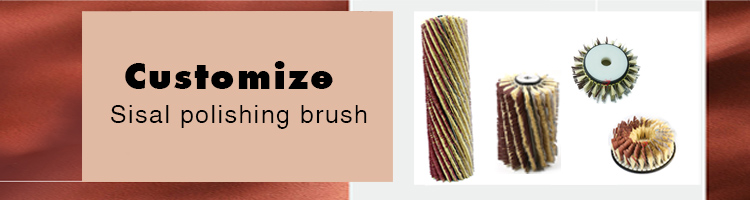 Customized Sander Paper Sisal Roller Brush Wooden Polishing