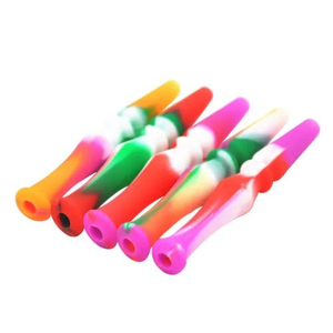 6 uds pipa de agua de silicona reutilizable Shisha boquillas para fumar boca Sheesha Narguile - Product Image 5