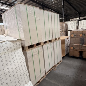 กระดาษเคลือบ PE ป้องกันการงอ รุ่น GC1 GC2 สำหรับทำถ้วยกระดาษเครื่องดื่ม วัตถุดิบปลอดภัยสำหรับอาหาร - Product Image 1