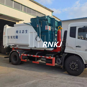RNKJ Multiple volumes Garbage truck container Electric compacting garbage bin with tipping bucket