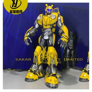 Costume de robot LED grandeur nature pour adultes Fonction de changement de <span class=keywords><strong>casque</strong></span> et de visage pour la danse de scène et le cosplay pour les transformateurs - Product Image 6